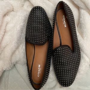 Coach studded flats